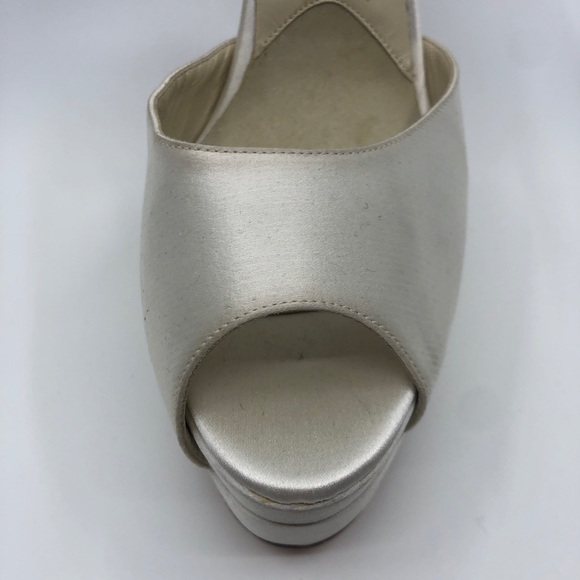 White silk/dyeable TRIBECA platform - Picture 2 of 5